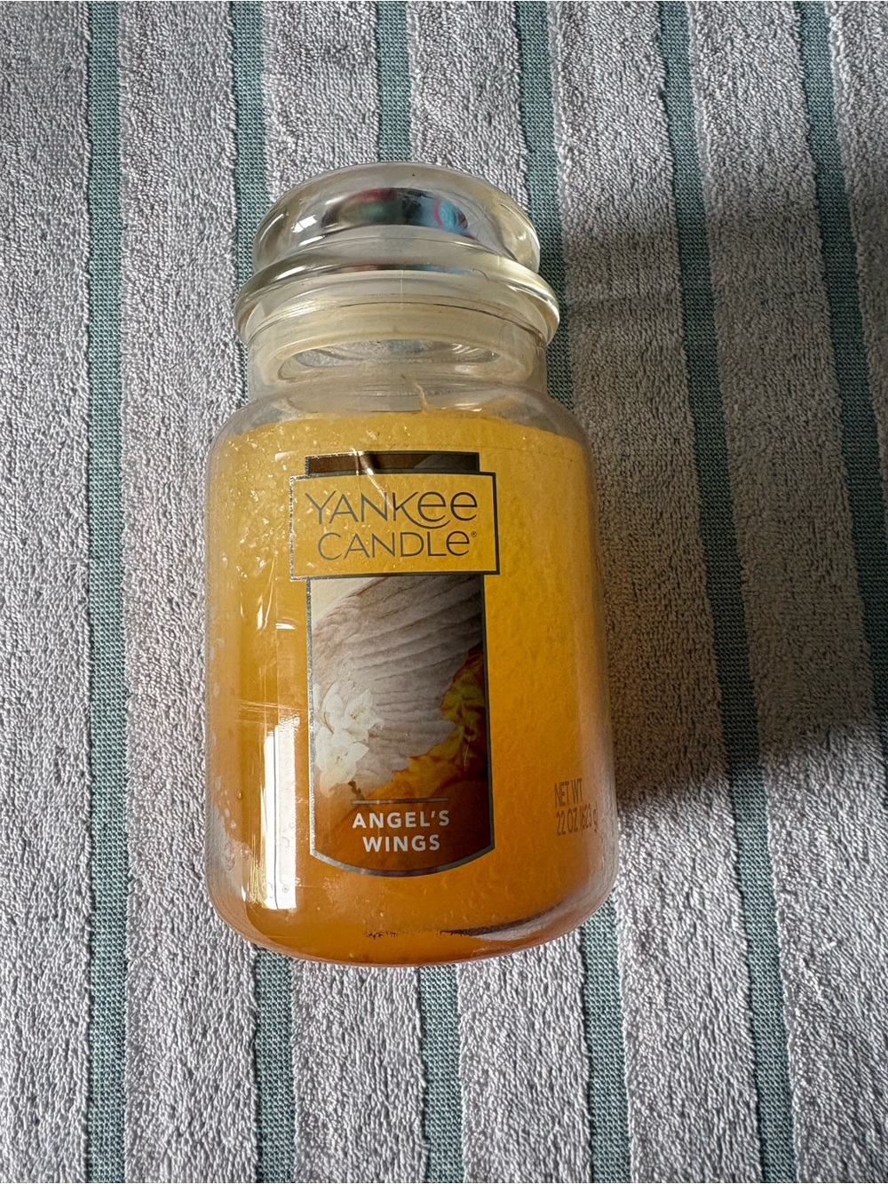 Yankee Candle Orange Jar Candle - Angel's Wings